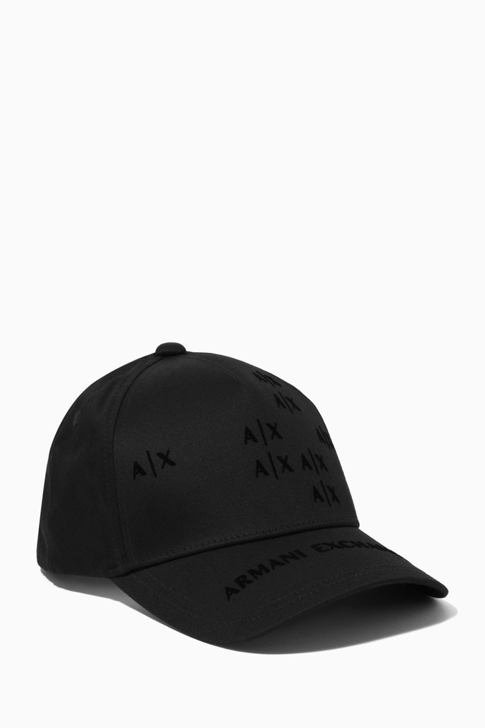 

AE Shadow Logo Baseball Cap in Gabardine, Black