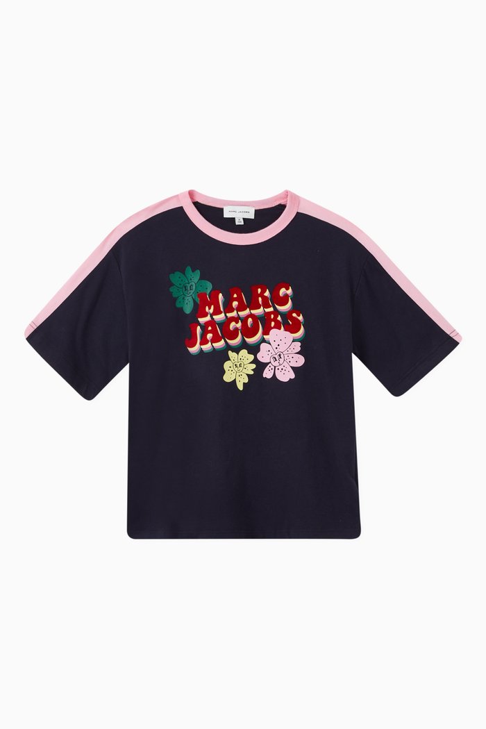 

Logo Print T-shirt in Jersey, Blue