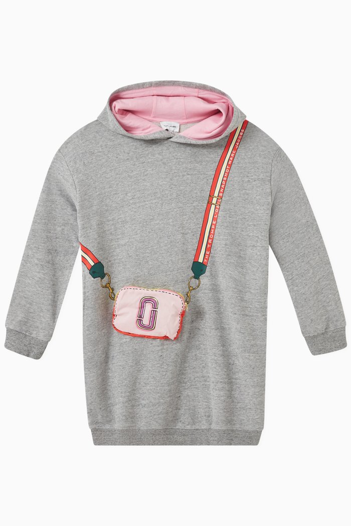 

Belt Bag Hoodie Dress, Grey