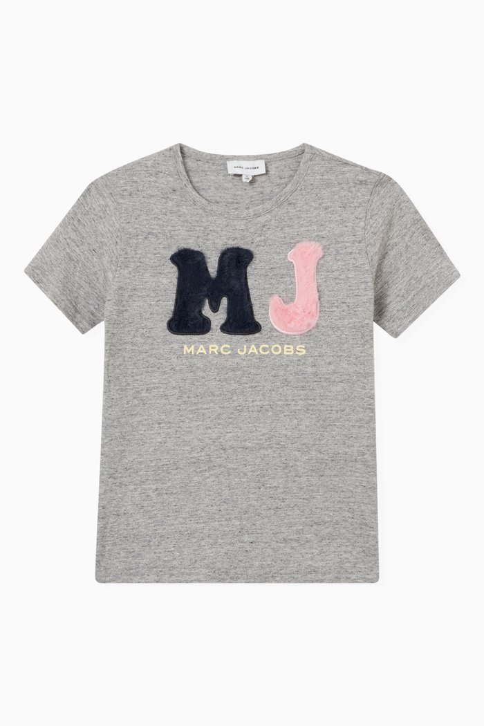 

Letters T-shirt in Cotton, Grey