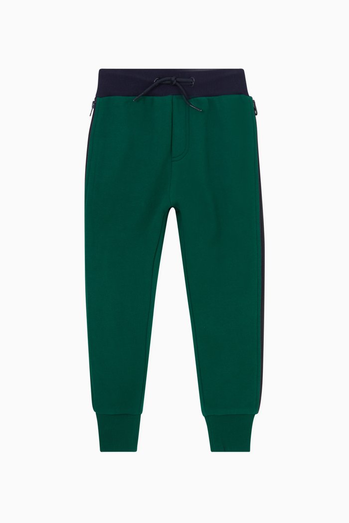 

Logo Tape Sweatpants in Fleece, Green
