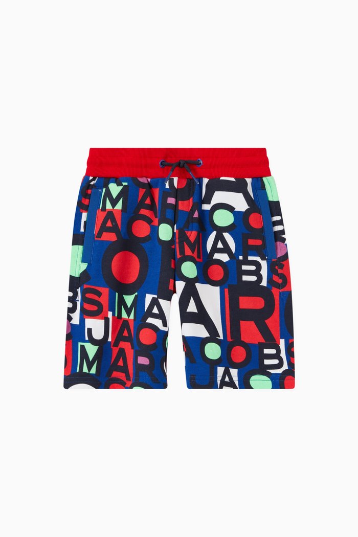 

Logo Shorts in Cotton Terry, Blue