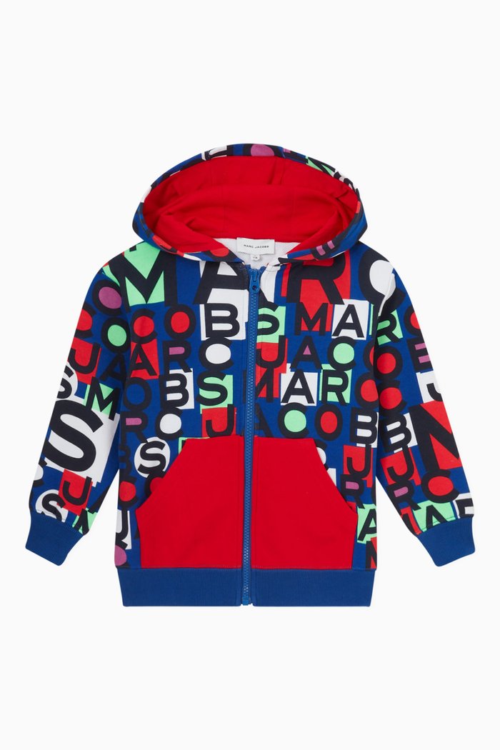 

Logo Long Sleeve Hoodie, Blue