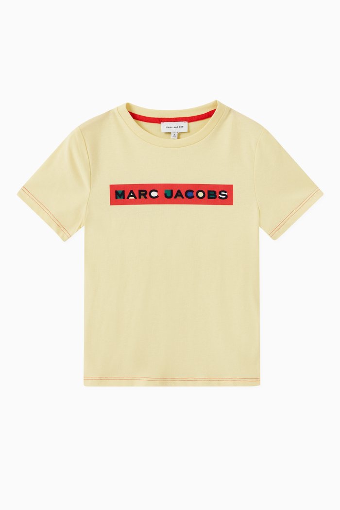 

Logo Short Sleeve T-shirt in Organic Cotton, Yellow