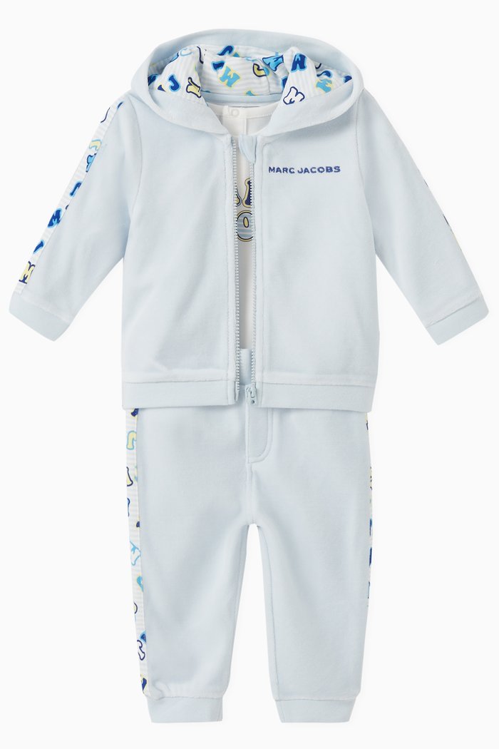 

Logo Detail Tracksuit, Set of Three, Blue
