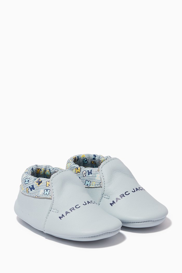 

Logo Shoes in Calf Leather, Blue