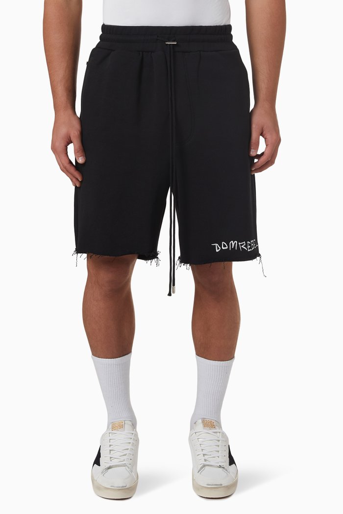 

Caveman Shorts in Cotton, Black