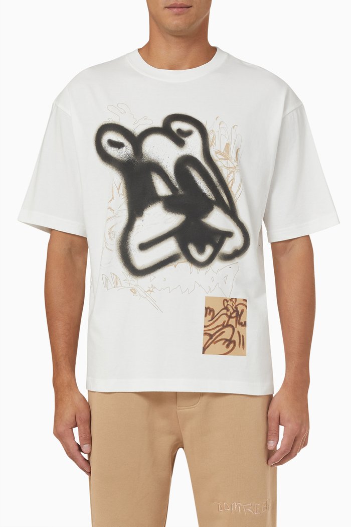 

Beardog T-shirt in Cotton, Neutral