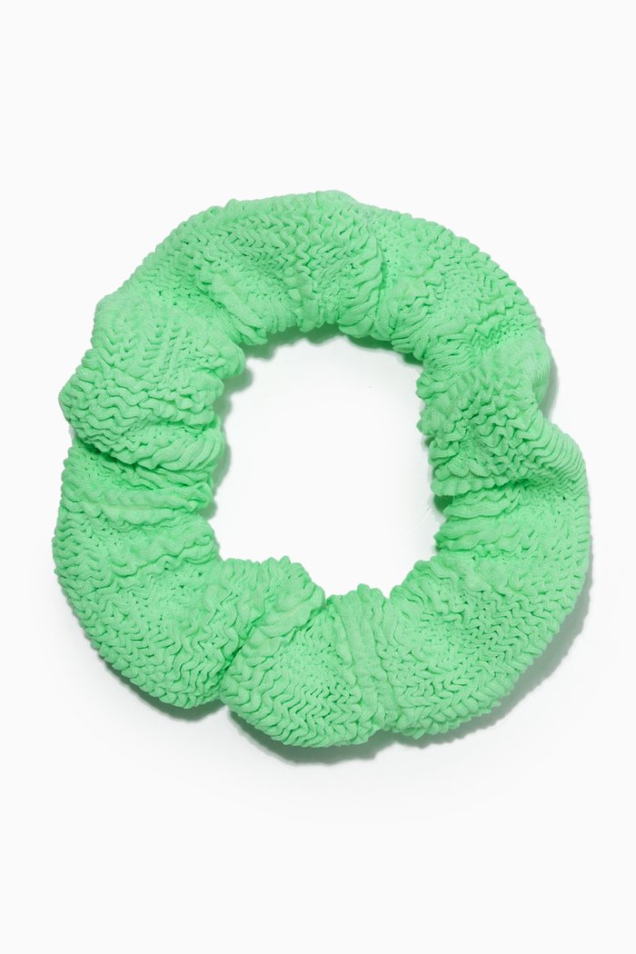 

Scrunchie in Crinkle Fabric, Green