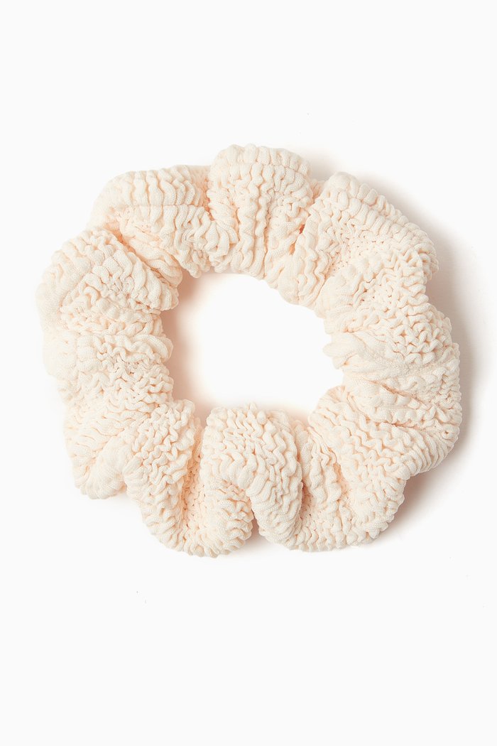 

Scrunchie in Crinkle Fabric, Pink