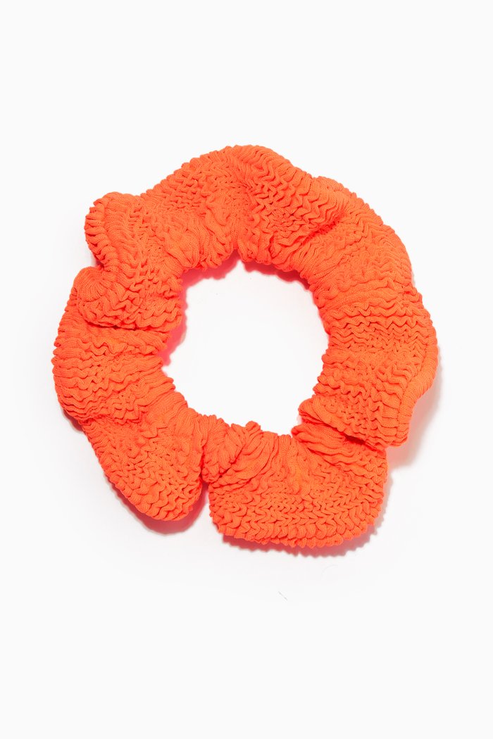 

Scrunchie in Crinkle Fabric, Orange