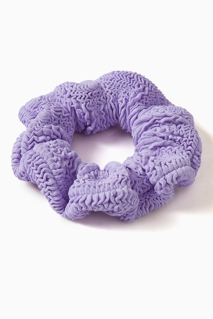 

Scrunchie in Crinkle Nylon, Purple