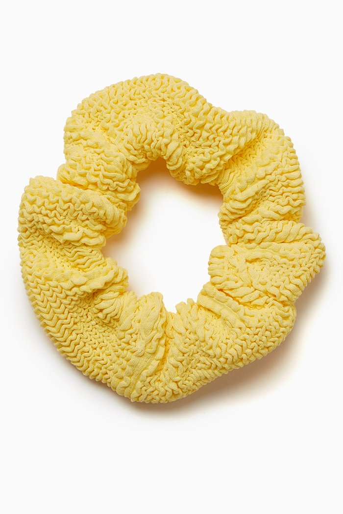 

Scrunchie in Crinkle Fabric, Yellow