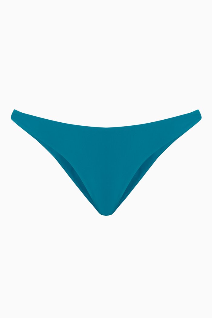 

The String Bikini Bottom in Stretch Nylon, Blue