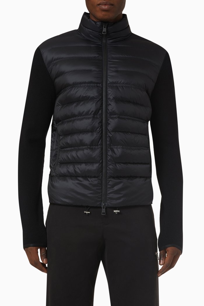 

Cardigan in Wool Blend, Black