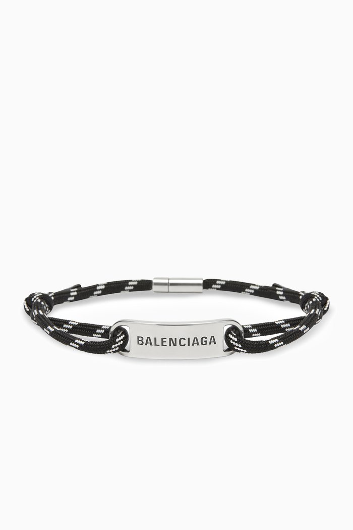 

Plate Choker in Brass & Cotton, Black