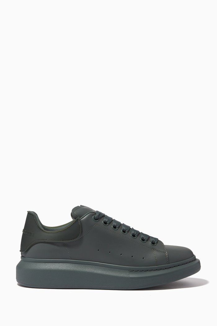 

Oversized Sneakers in Leather, Green