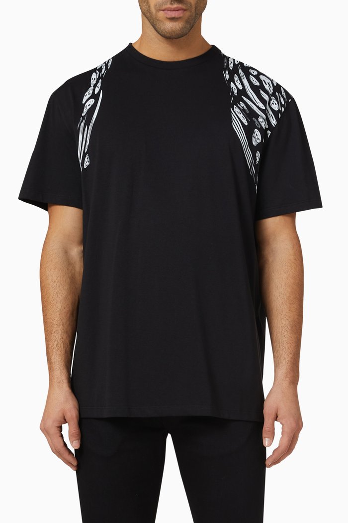 

Harness Skull-print T-shirt in Organic Cotton-jersey, Black