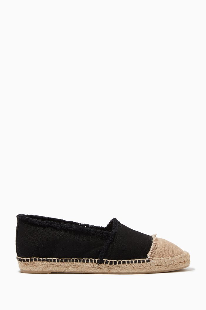 

Kampala Espadrilles in Cotton Canvas, Black