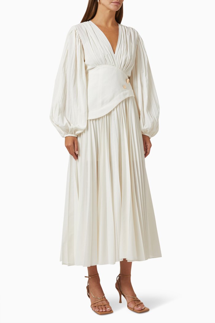 

Brooke Dress in Chiffon, Neutral