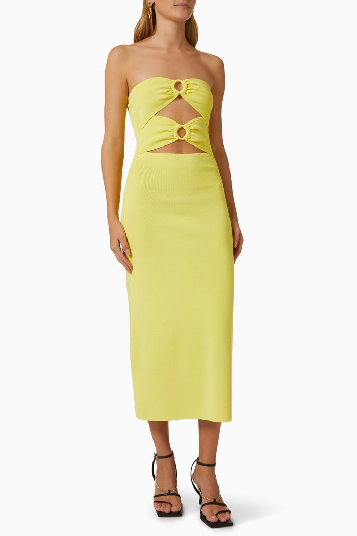 

Ariana Dress in Viscose Blend, Yellow