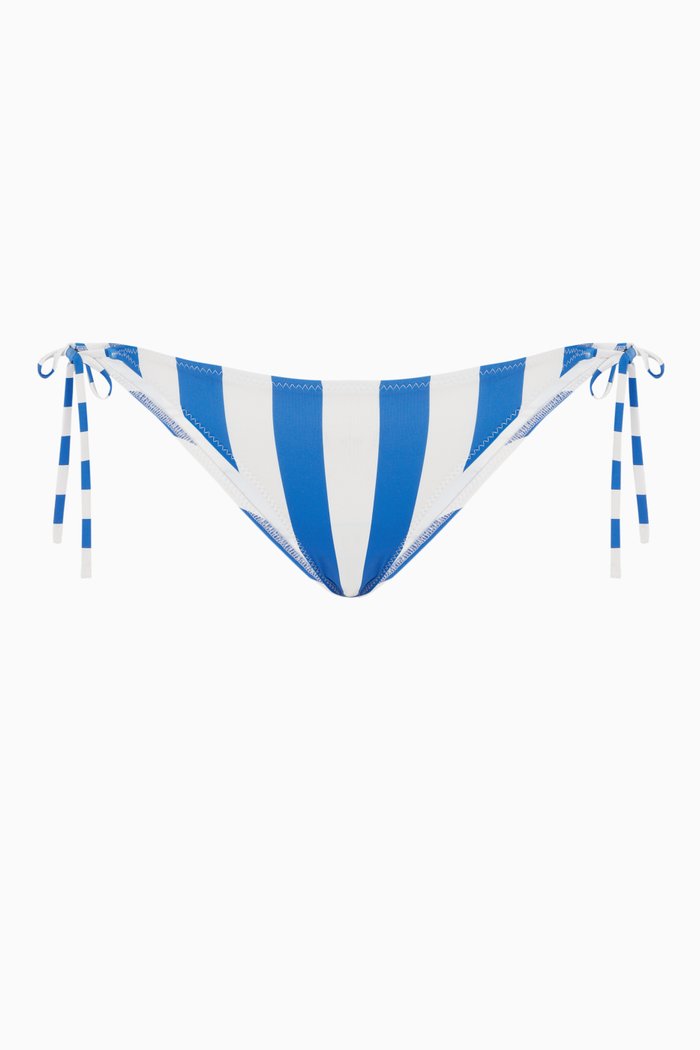 

Tenley Bikini Brief in Stretch Nylon, Blue