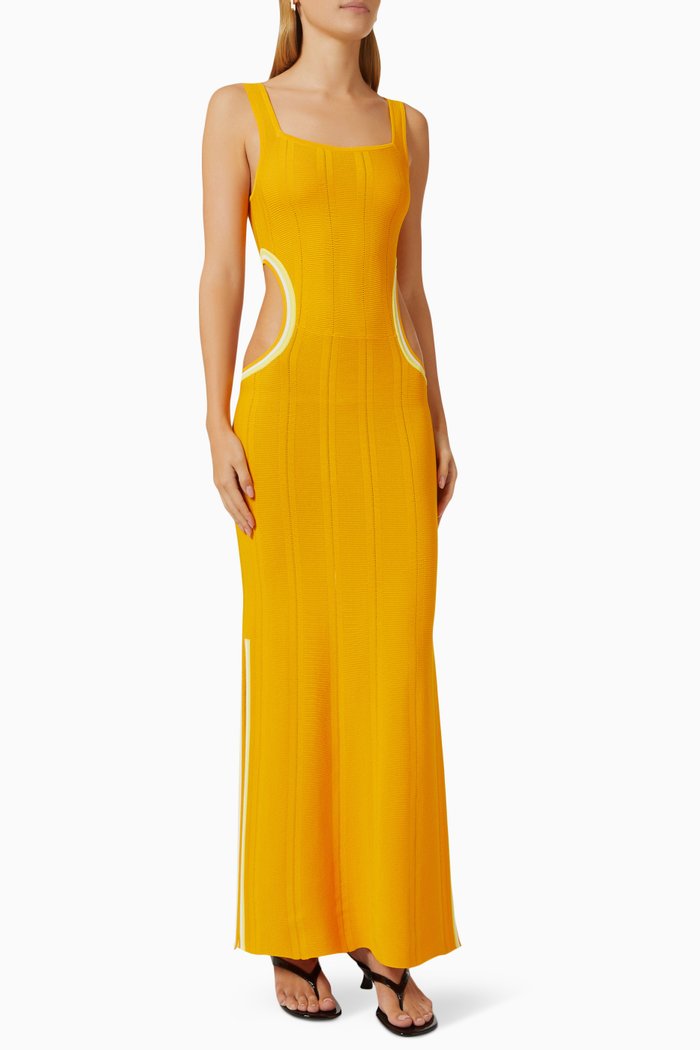 

The Lola Dress in Viscose Knit, Orange