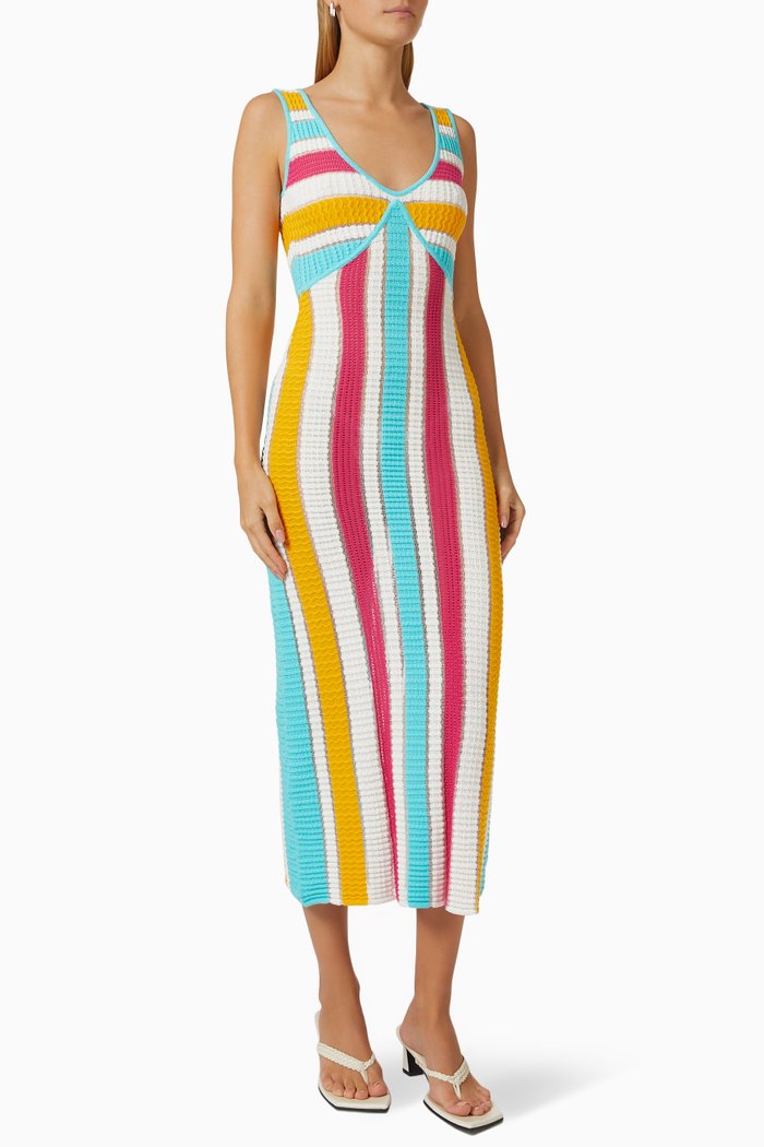 

The Aubrey Dress in Viscose Knit, Multicolour