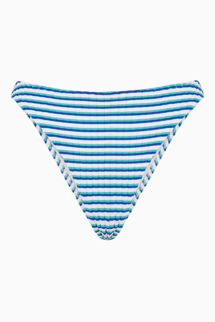 

Jayden Bikini Briefs in Ribbed Knit, Blue