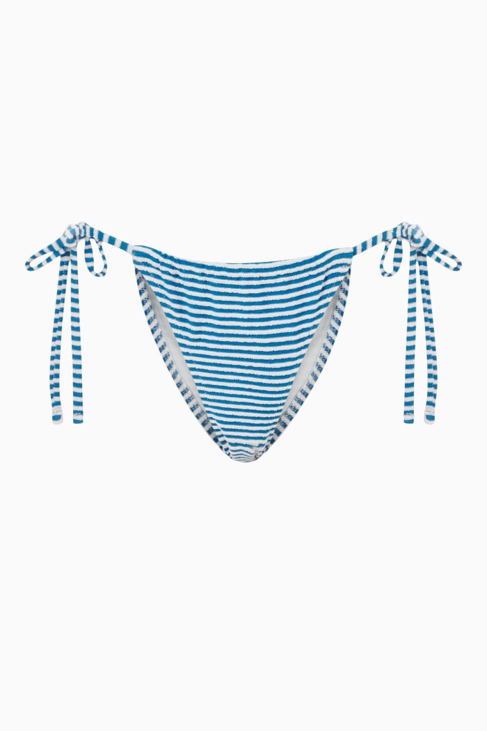 

The Ryder Bikini Brief in Terrycloth, Blue