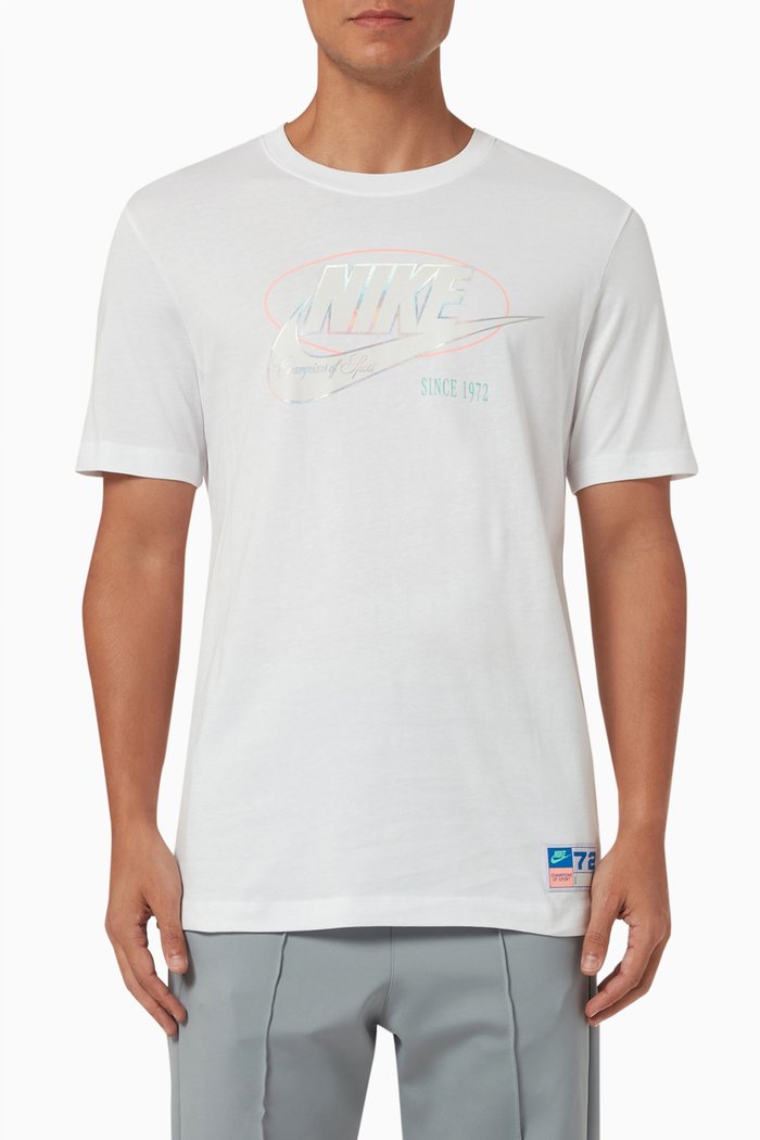 

Varsity T-shirt in Cotton, White