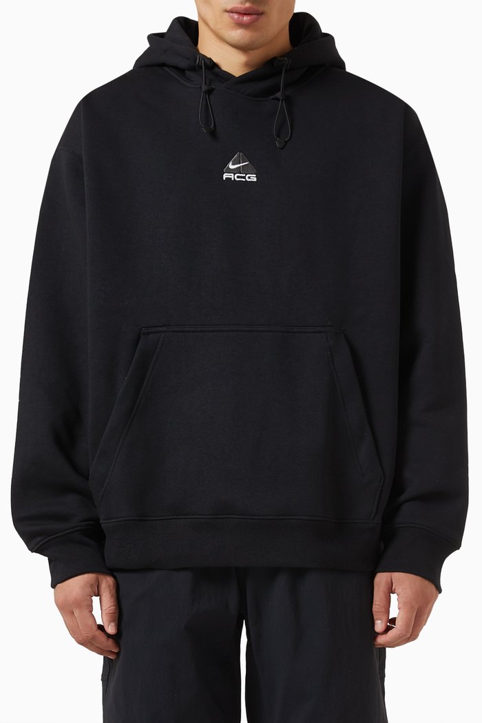 

ACG Therma-FIT Hoodie in Organic Cotton-blend, Black