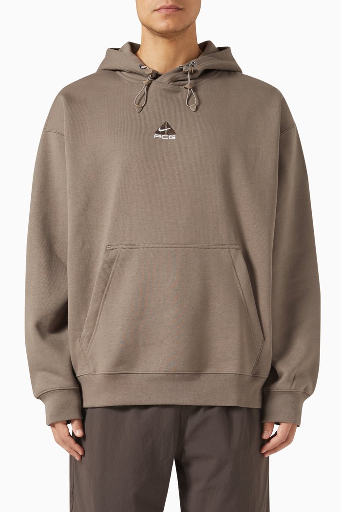 

ACG Therma-FIT Hoodie in Organic Cotton-blend, Grey