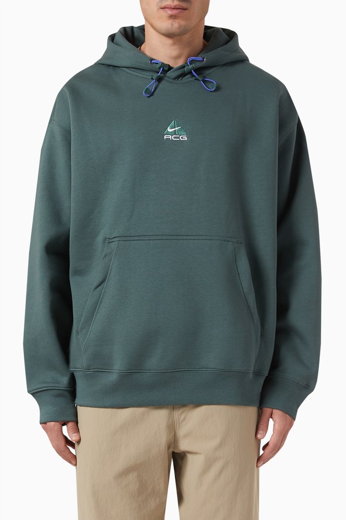 

ACG Therma-FIT Hoodie in Organic Cotton-blend, Green