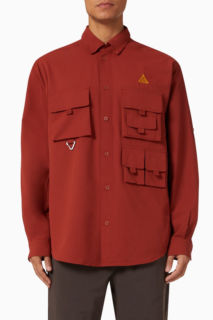 

Trail Shirt in Nylon, Red