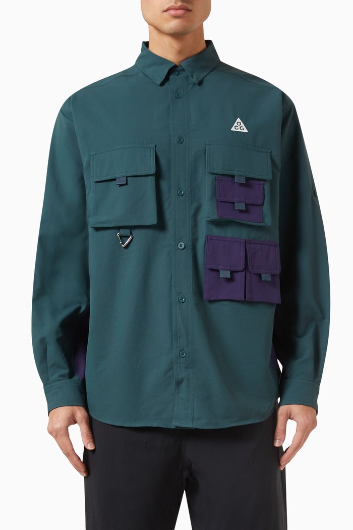 

Trail Shirt in Nylon, Green