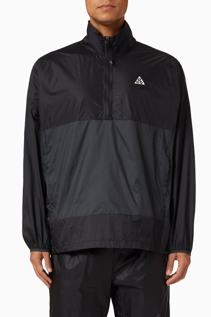 

ACG Half-Zip Jacket in Nylon, Black