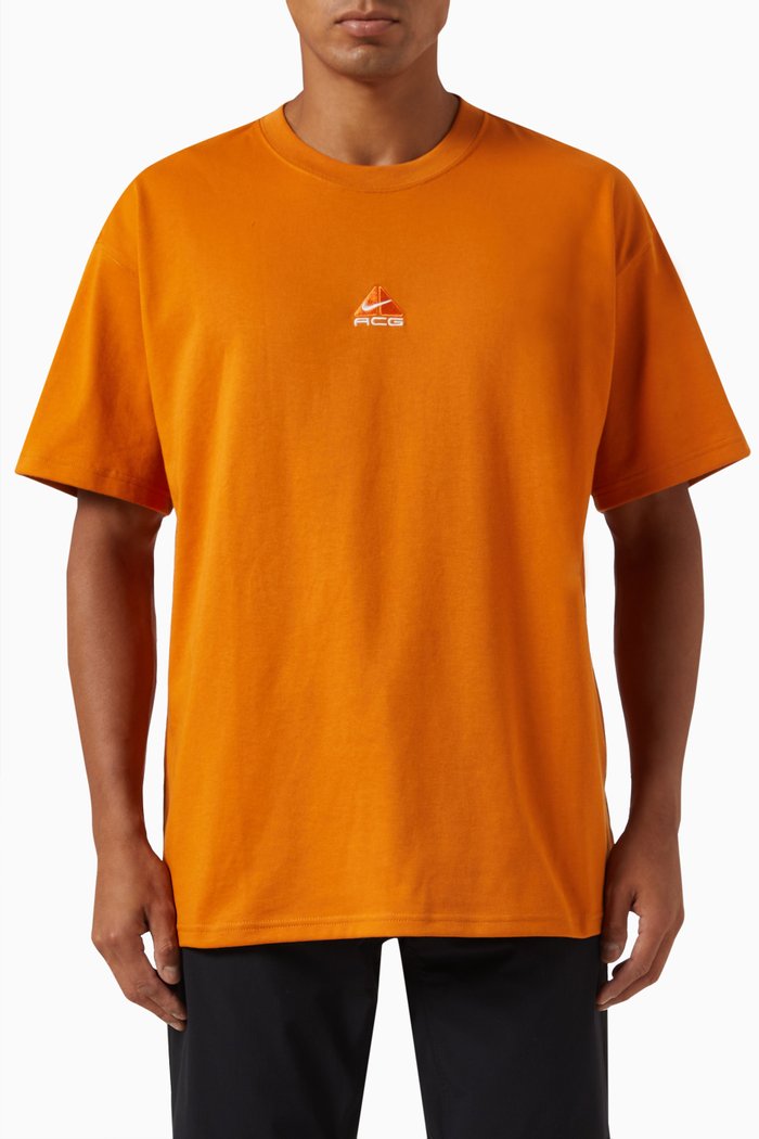 

ACG Logo T-shirt in Recycled Jersey, Orange