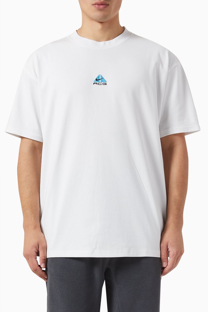 

ACG Logo T-shirt in Recycled Jersey, White