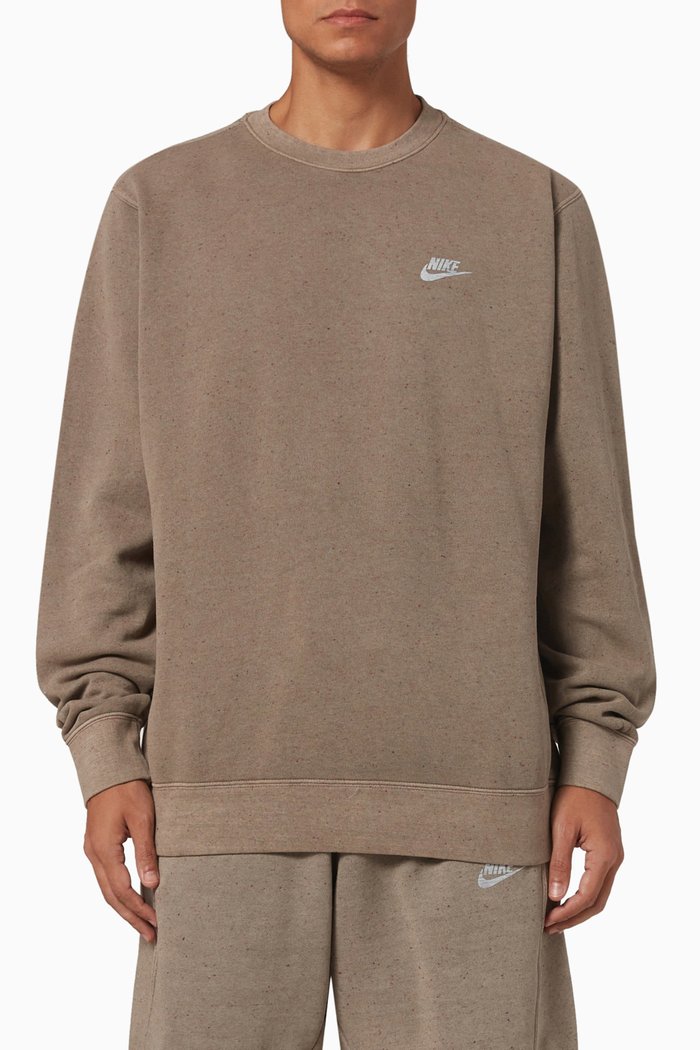 

BasketBall Crewneck Club Fleece+ Sweatshirt, Grey
