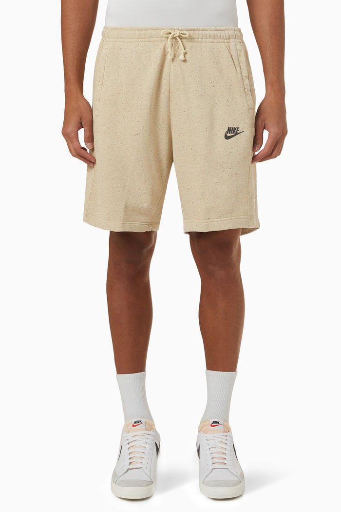 Club Fleece+ Shorts in Organic Cotton-blend, Neutral