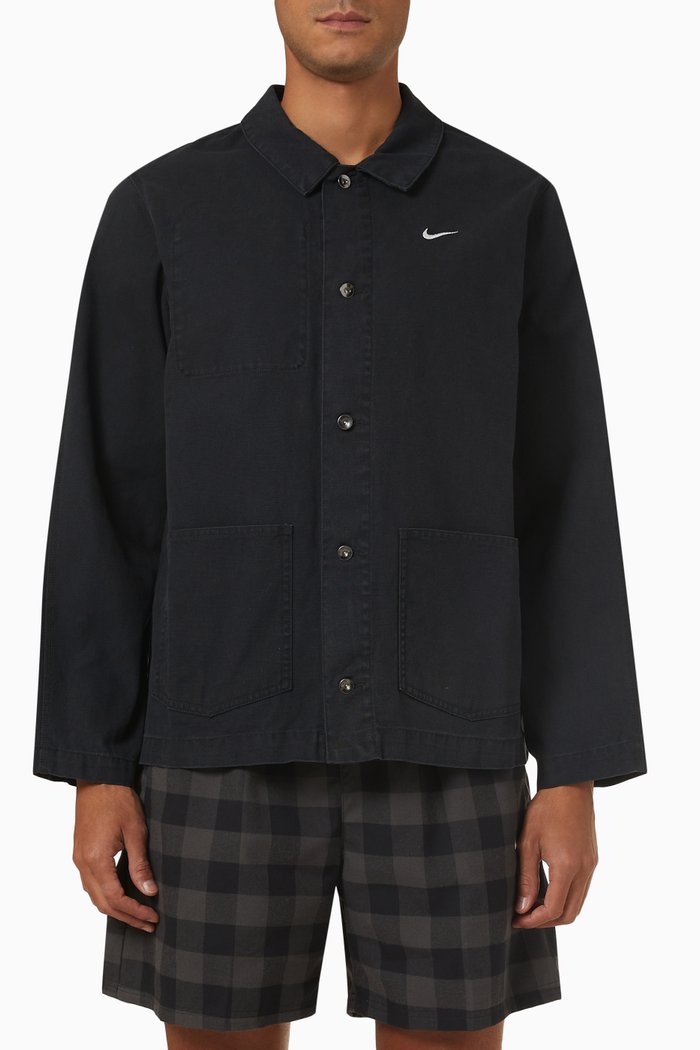

Life Unlined Chore Coat in Cotton-canvas, Black