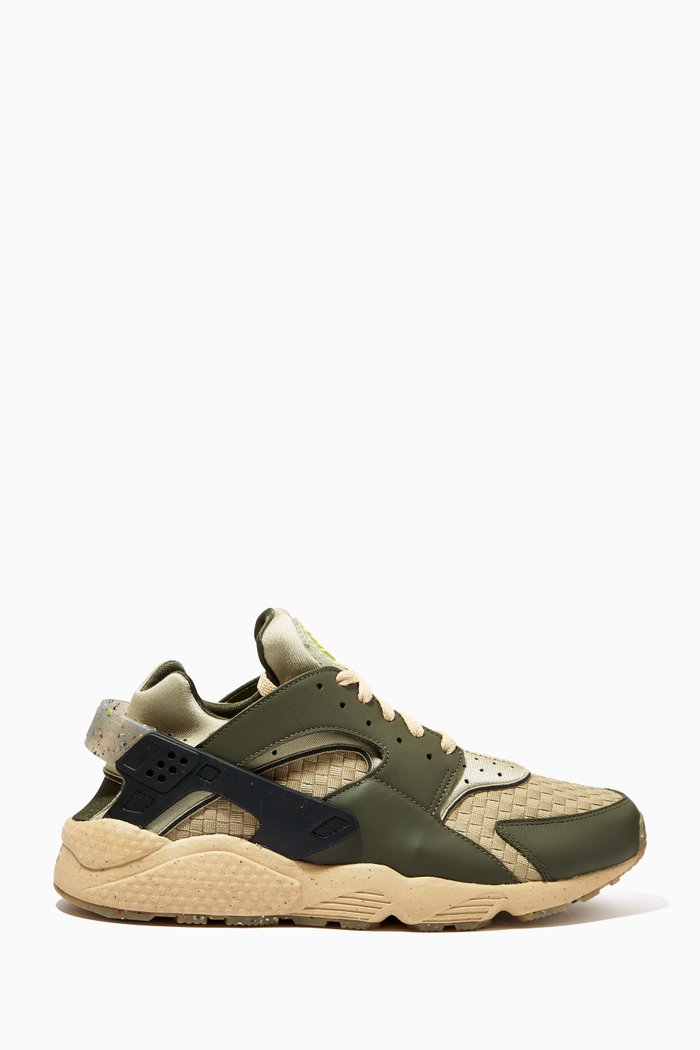 

Air Huarache Crater PRM Sneakers in Textile, Green