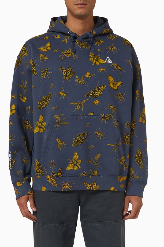 

ACG Therma-FIT Printed Hoodie in Fleece, Blue