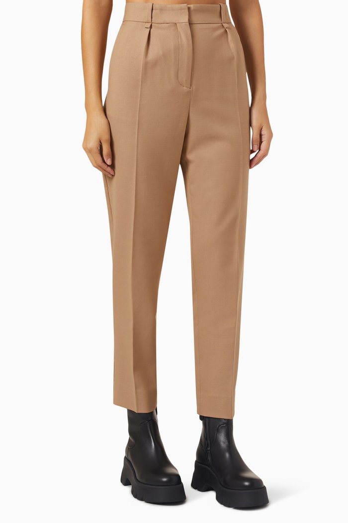 

Pylogi Suit Pants in Wool Blend, Brown
