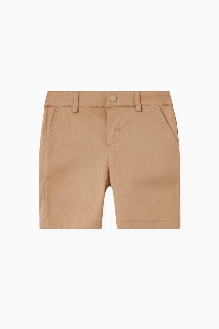 

Teddy Bear Bermuda Shorts in Cotton, Neutral