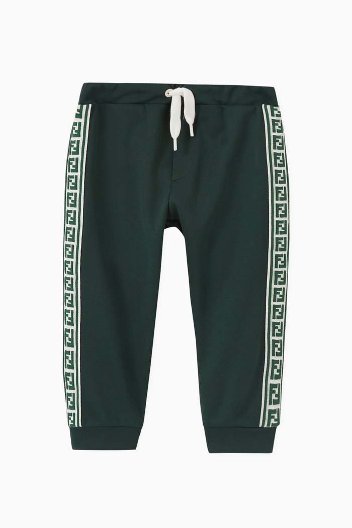 

Logo Tape Sweatpants in Cotton, Green