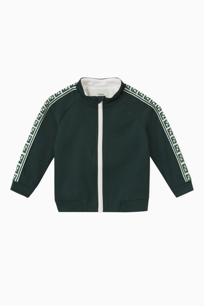 

Logo Tape Sweatshirt in Cotton, Green