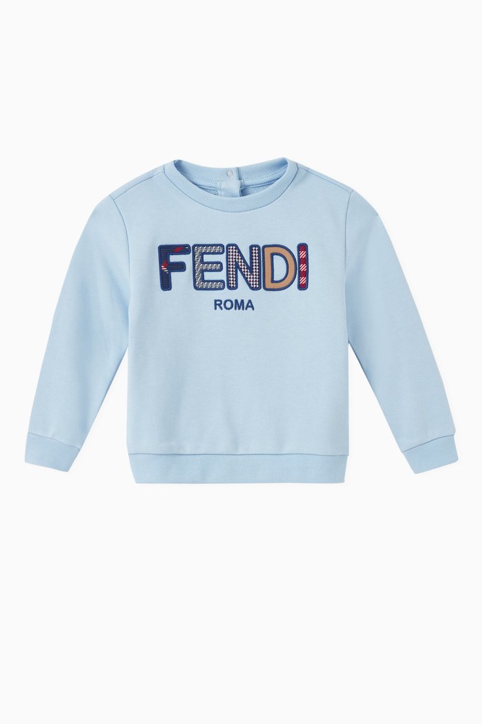 

Logo Sweatshirt in Jersey, Blue