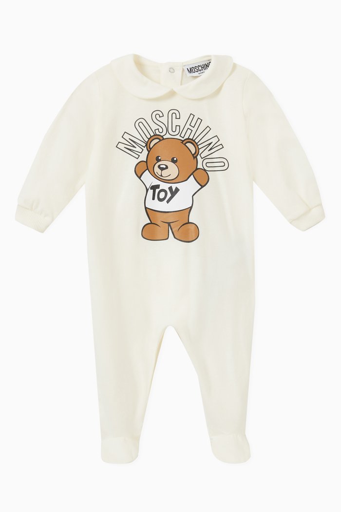 

Teddy Pyjamas in Cotton, White